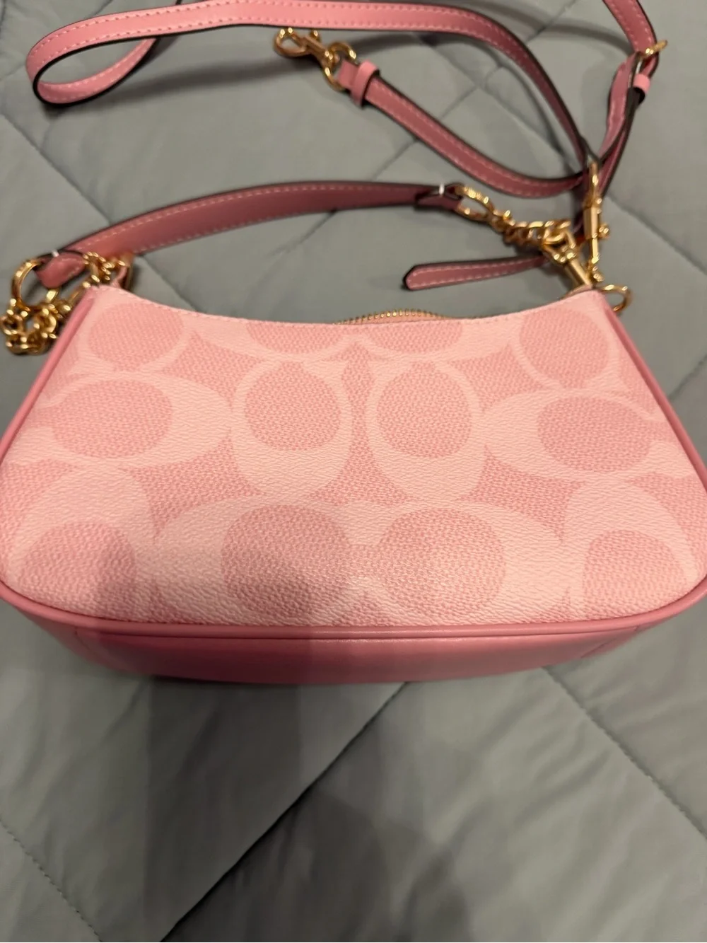 Coach Pink Signature shoulder Bag